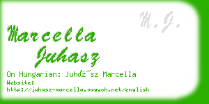 marcella juhasz business card